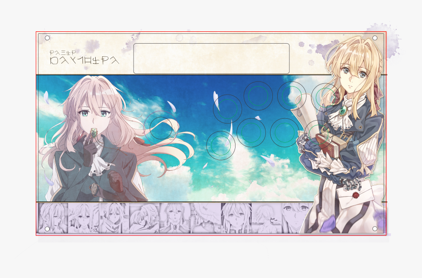 Layout Violet Evergarden, HD Png Download, Free Download