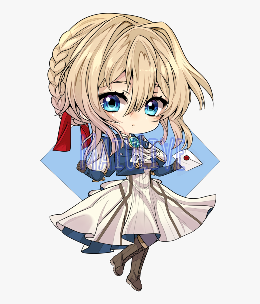 Transparent Violet Evergarden Png - Violet Evergarden Chibi, Png Download, Free Download