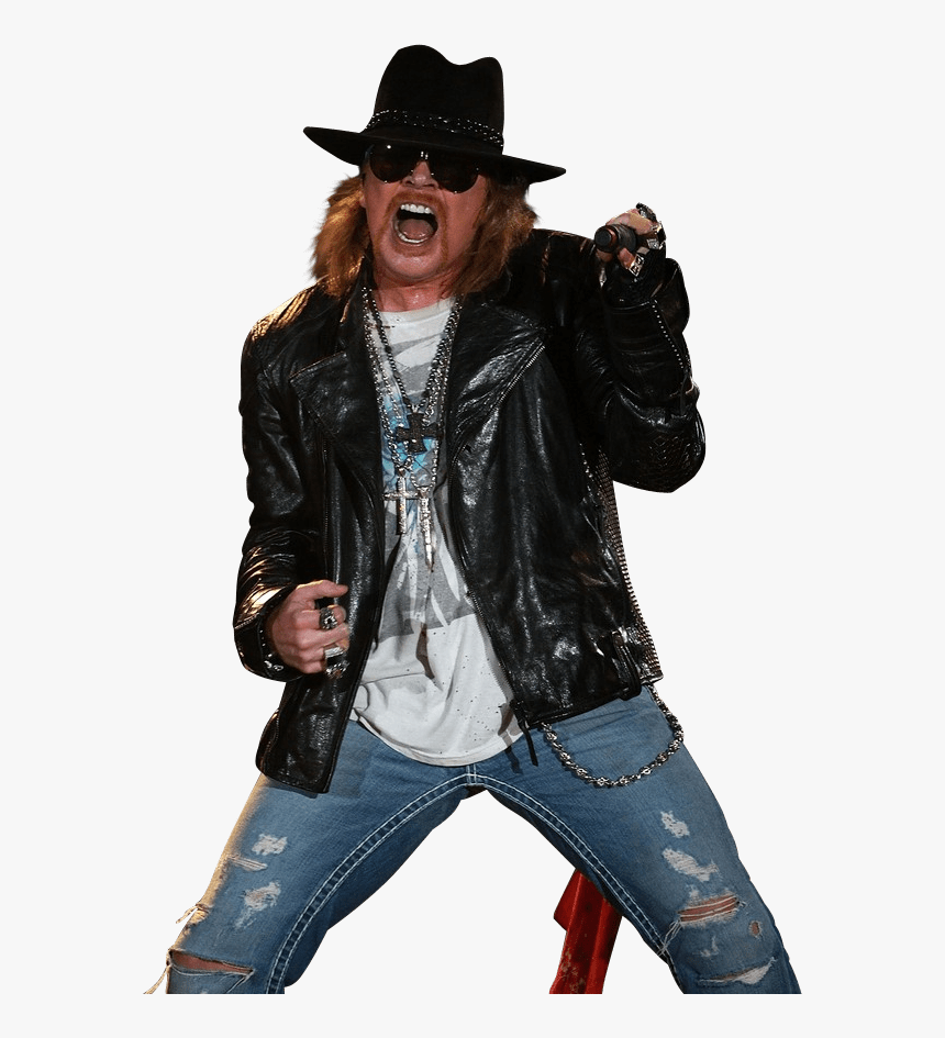 Axl Rose - Guns R Roses Png, Transparent Png, Free Download