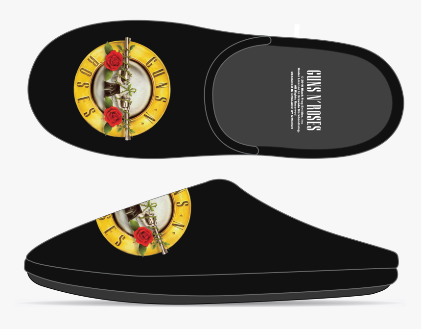 Guns N Roses Drum Mule Slippers - Slipper Gun N Roses, HD Png Download, Free Download