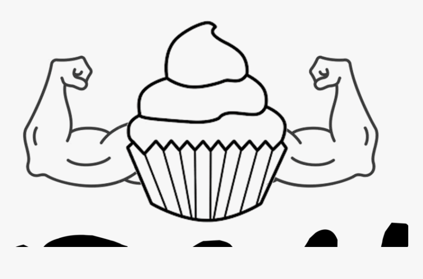 1545347945 Cupcake - Cupcake Clipart Black And White Png, Transparent Png, Free Download