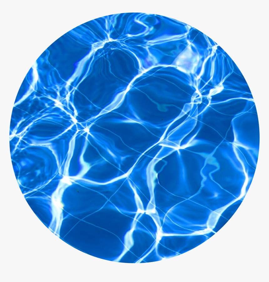 Transparent Pool Water Clipart - Aesthetic Blue Circle Png, Png Download, Free Download