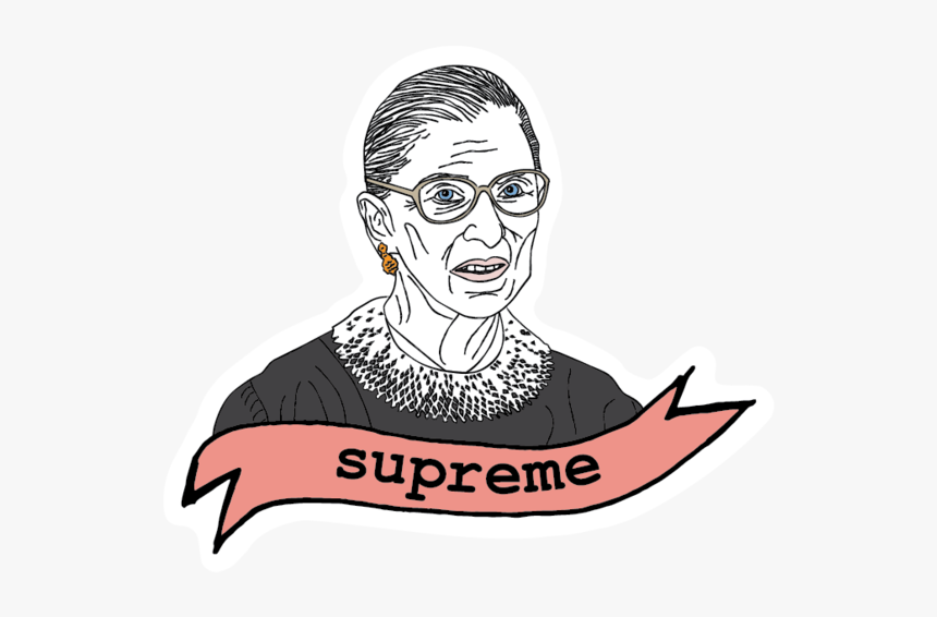 Ruth Bader Ginsburg Sticker Transparent, HD Png Download, Free Download