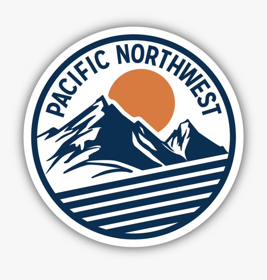 Pnw Mountain Circle Sticker - Fc Caransebeș, HD Png Download, Free Download