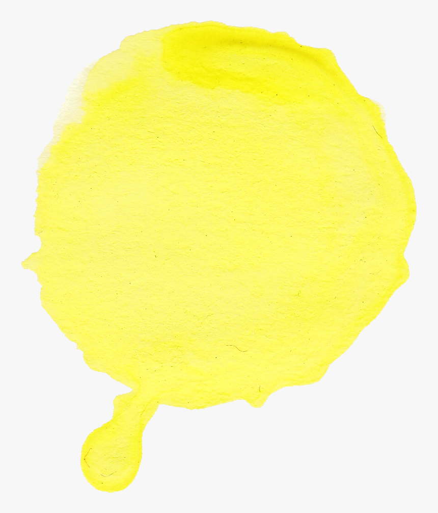 Yellow Water Paint Circle Png, Transparent Png, Free Download