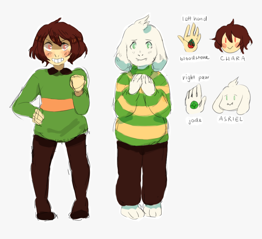 “ My Headcanons For Chara Asriel As Gems
also I Feel - Cartoon, HD Png Download, Free Download