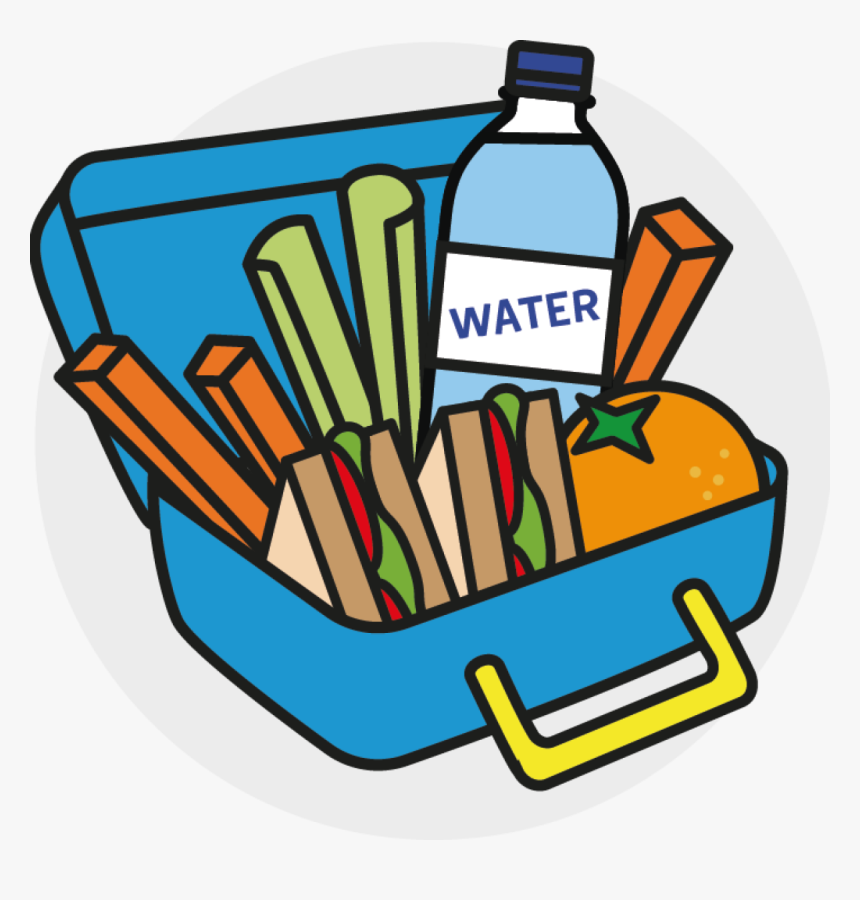School Snack Cliparts - Clipart Lunch Box, HD Png Download, Free Download