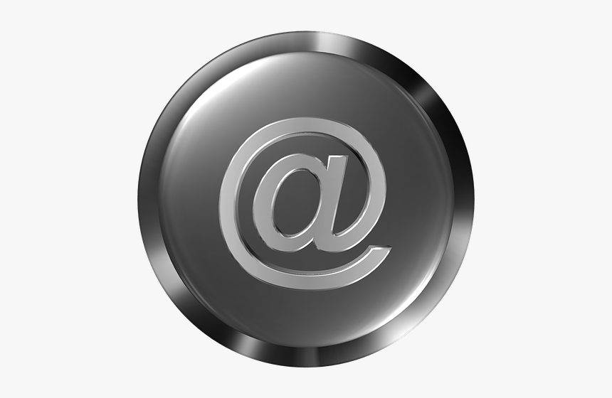 Button, At Symbol, Email, Internet, Homepage, Website - Sign, HD Png Download, Free Download