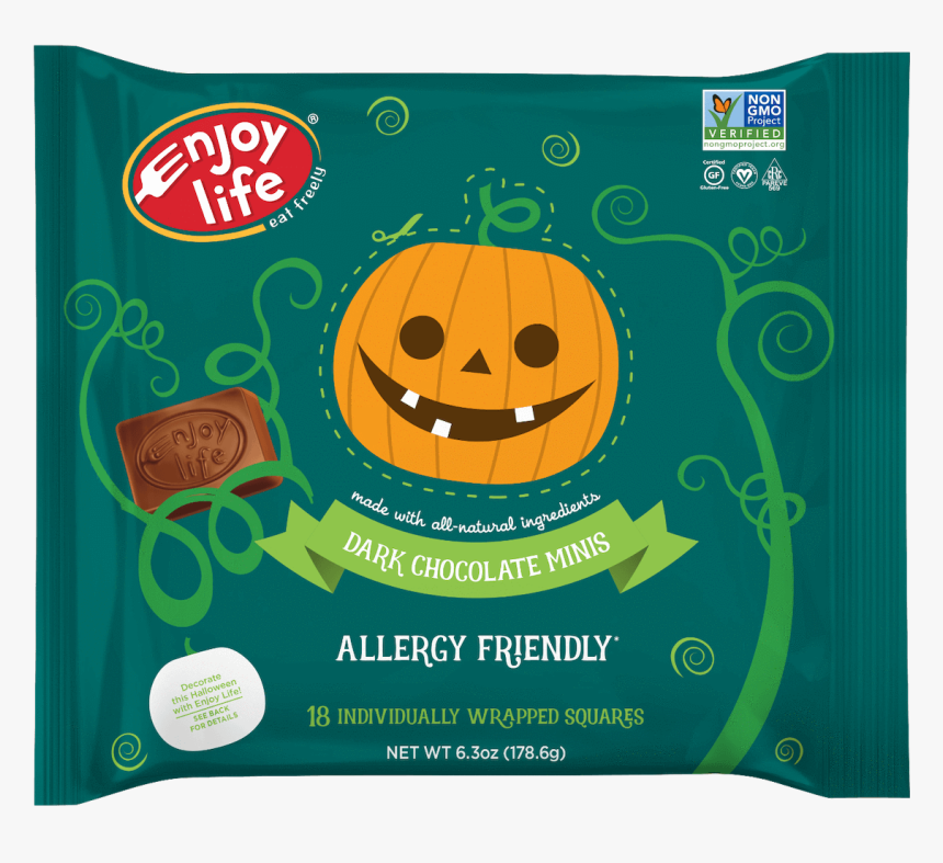 Enjoy Life Chocolate Mini Dark Halloween, HD Png Download, Free Download