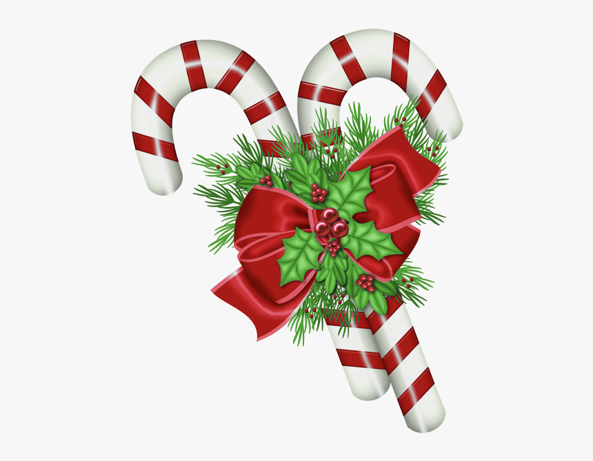 Christmas Candy Cane Transparent Background, HD Png Download, Free Download