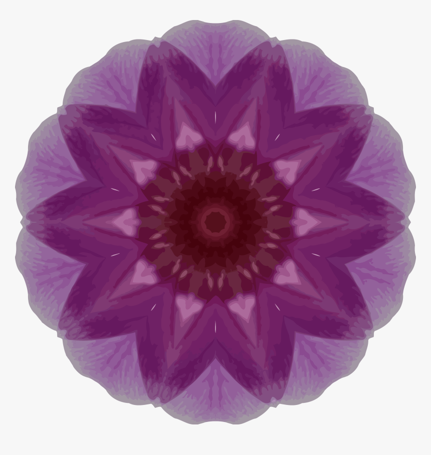 Orchid Kaleidoscope 1 Clip Arts - Plastic, HD Png Download, Free Download