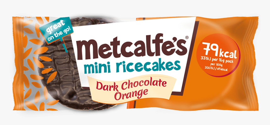 Dark Chocolate Orange Mini Ricecakes - Metcalfe's Mini Rice Cakes, HD Png Download, Free Download