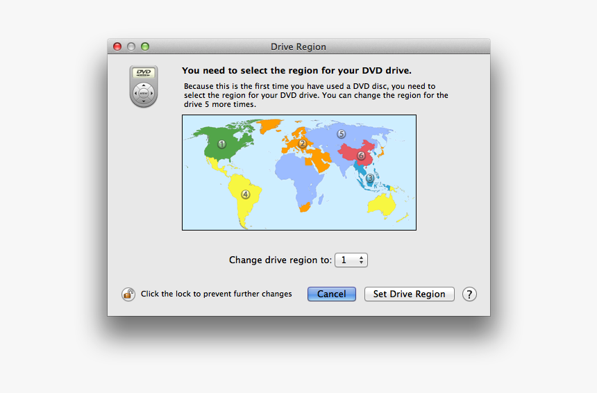 Dvd Drive Region - World Map, HD Png Download, Free Download