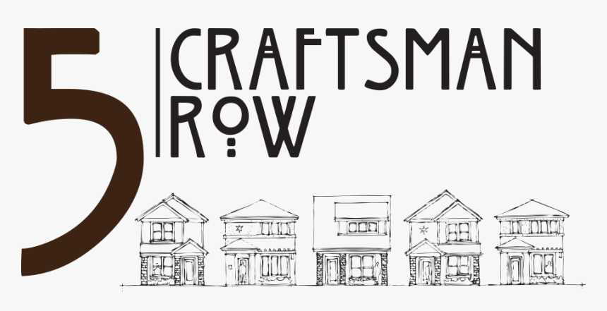 5 Craftsman Row Logo And Skinny Elevations - Charles Rennie Mackintosh Name, HD Png Download, Free Download