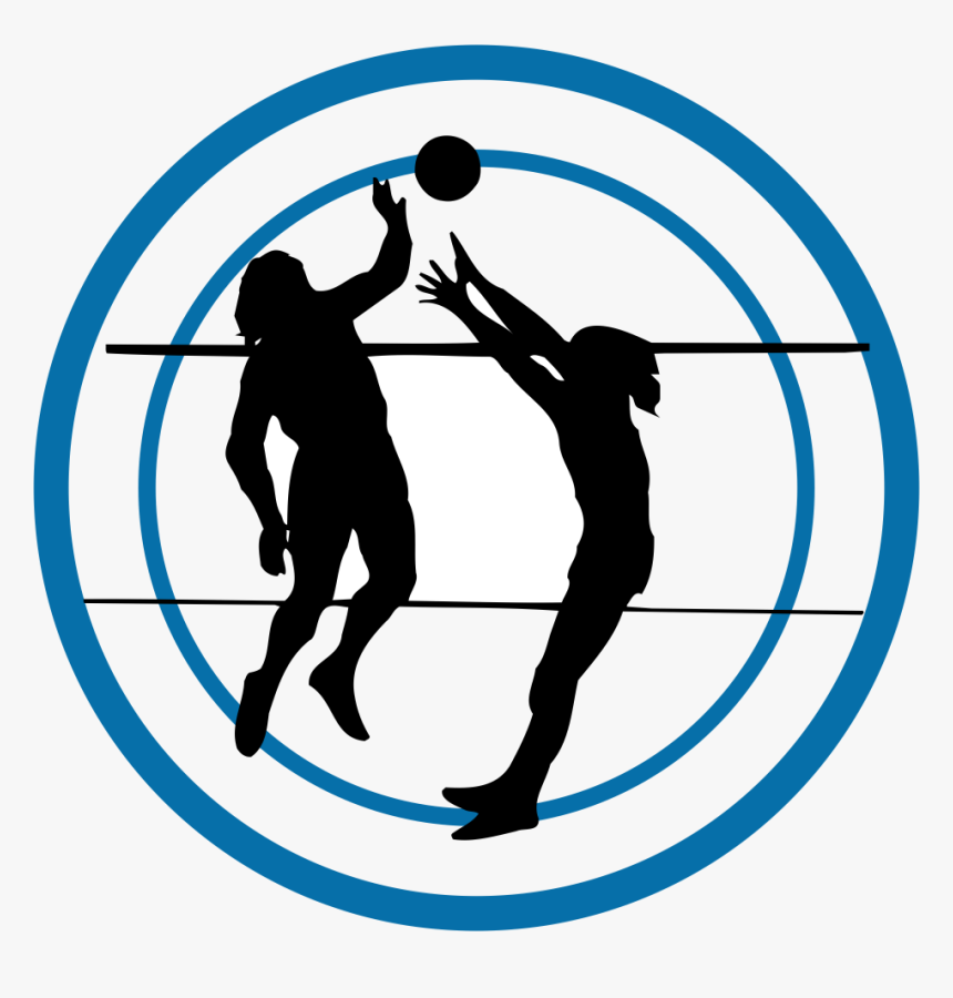 Beach Volleyball Clip Art Portable Network Graphics - Silhouette Transparent Volleyball Png, Png Download, Free Download