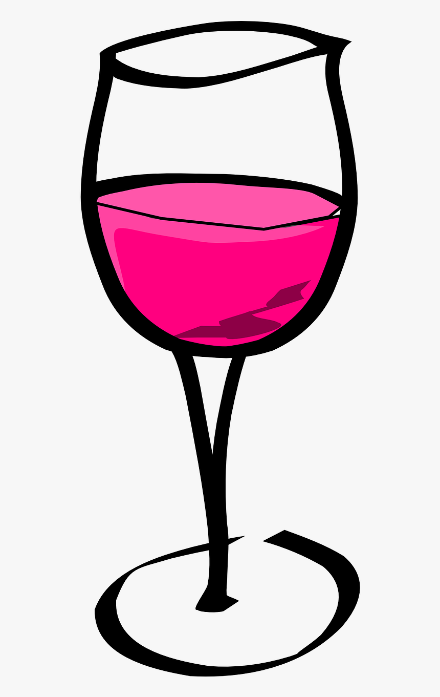 Transparent Wine Glass Silhouette Png - Glass Of White Wine Clipart, Png Download, Free Download