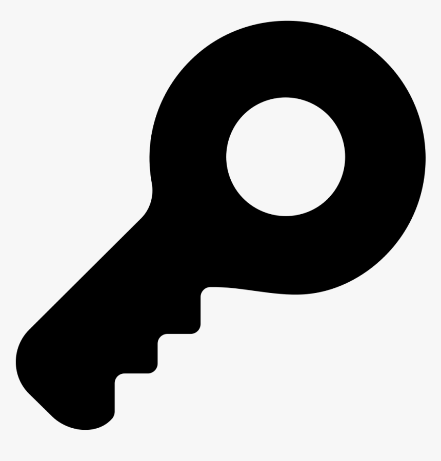 Password Symbol Of Key Silhouette In Diagonal Position - Key Password Icon Png, Transparent Png, Free Download