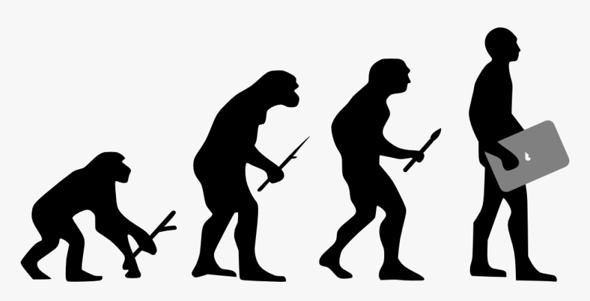 Evolution Of Man Digital, HD Png Download, Free Download