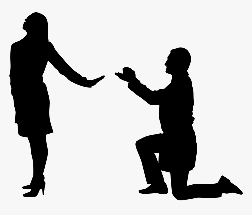 Girl Rejecting Boy Silhouette Hd Png Download Kindpng Girl Rejecting Boy Silhouette Hd Png Download Kindpng
