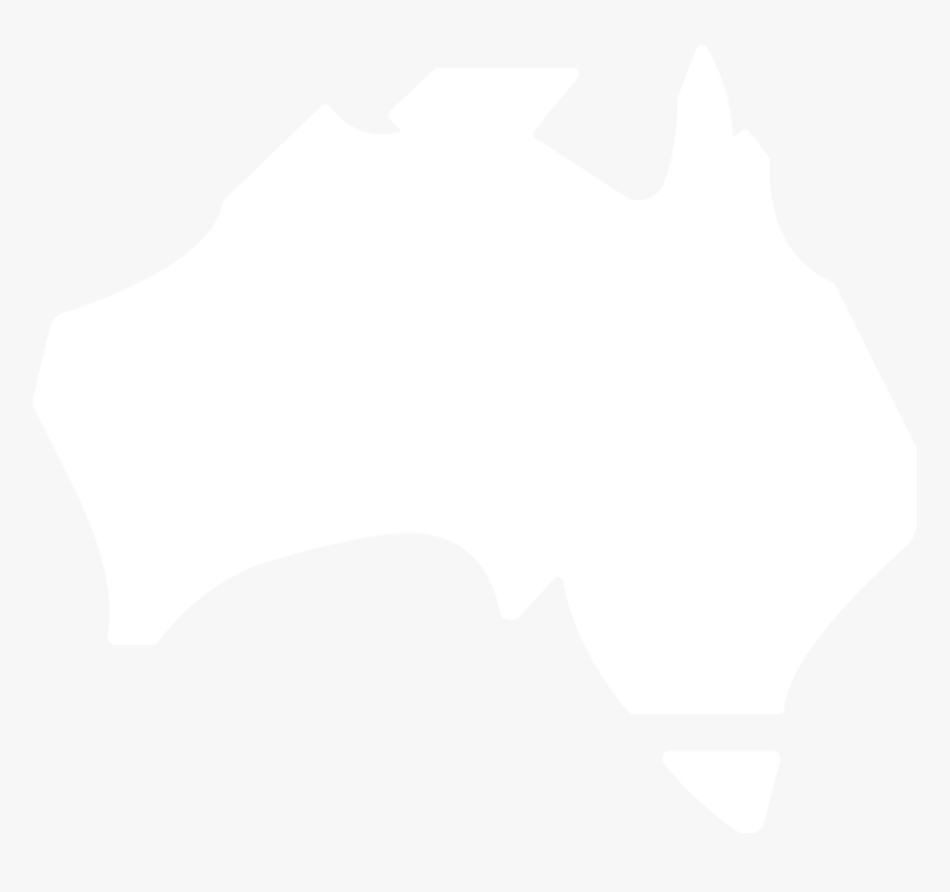 Australia Map Icon White, HD Png Download, Free Download