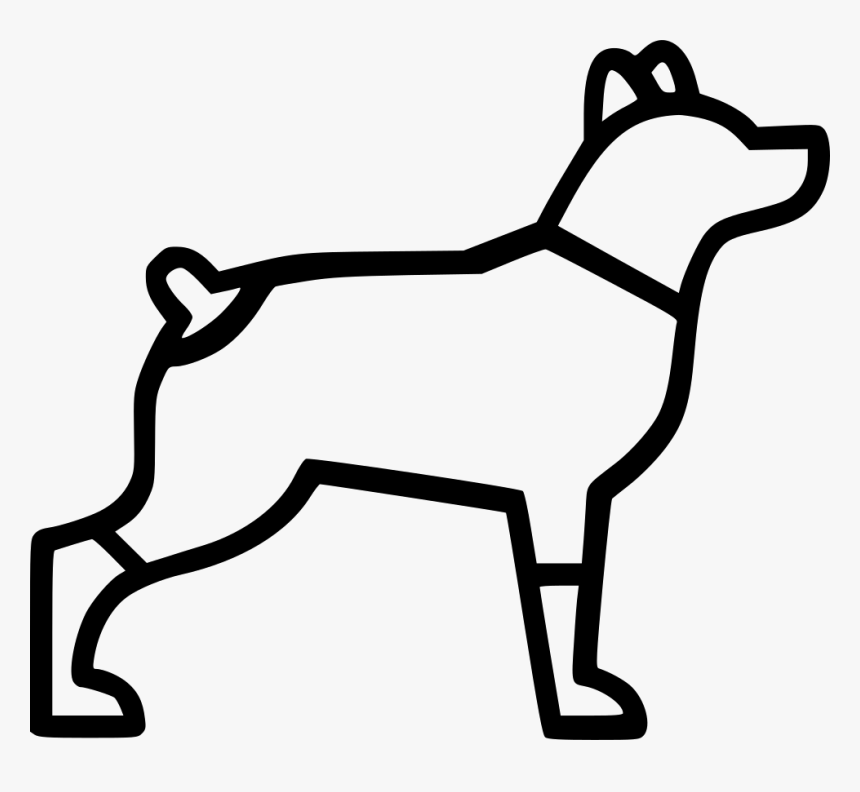 Svg Icon Free Download - Dog Side View Icon, HD Png Download, Free Download