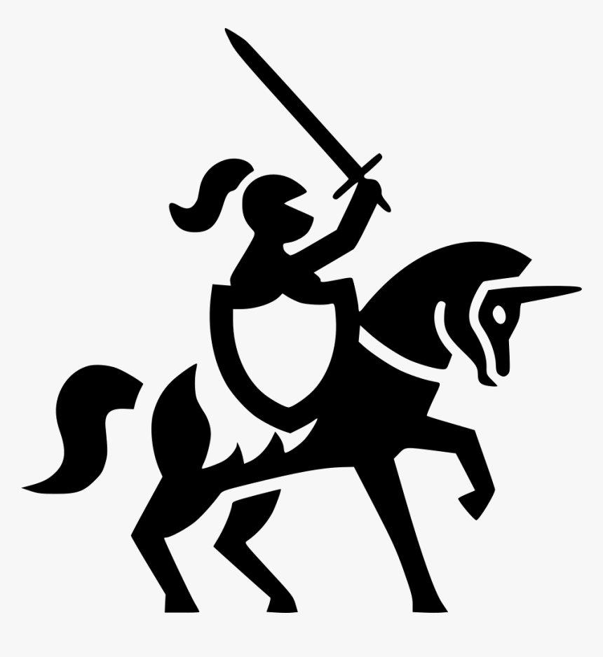 Warhorse - Free Knight On Horse Icon, HD Png Download, Free Download