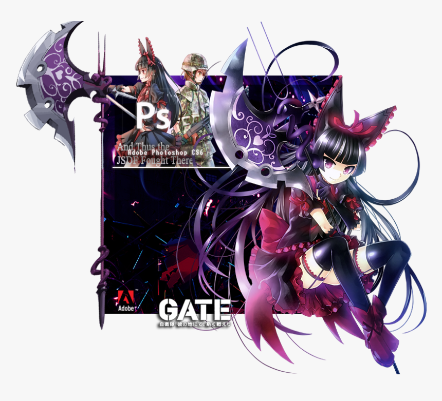 Rory Mercury Photoshop Cs6 Splashscreen - Gate, HD Png Download, Free Download