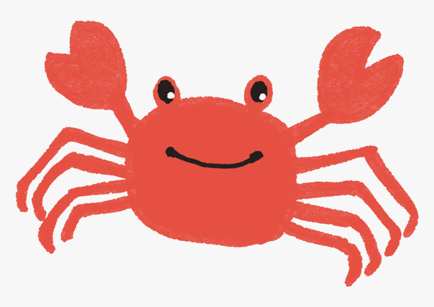Crab Clipart Silhouette かわいい サワガニ イラスト Hd Png Download Kindpng