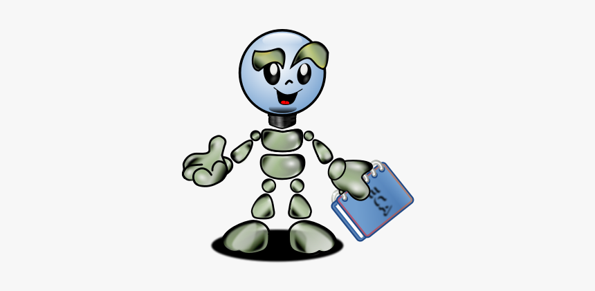 Cartoon Robot Figure - Imagenes De Inteligencia Artificial Animada, HD Png Download, Free Download