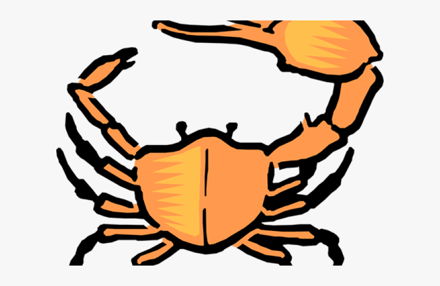 Sea Life Clipart Orange Crab - Cartoon, HD Png Download, Free Download