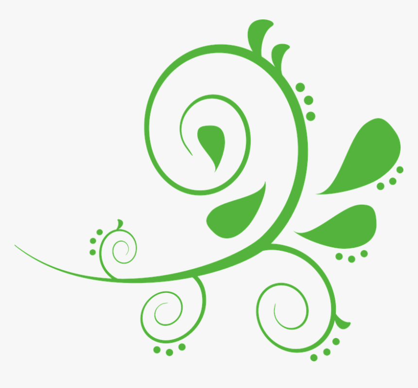 Paisley, Floral, Vine, Ornament, Green - Free Paisley Clip Art, HD Png Download, Free Download