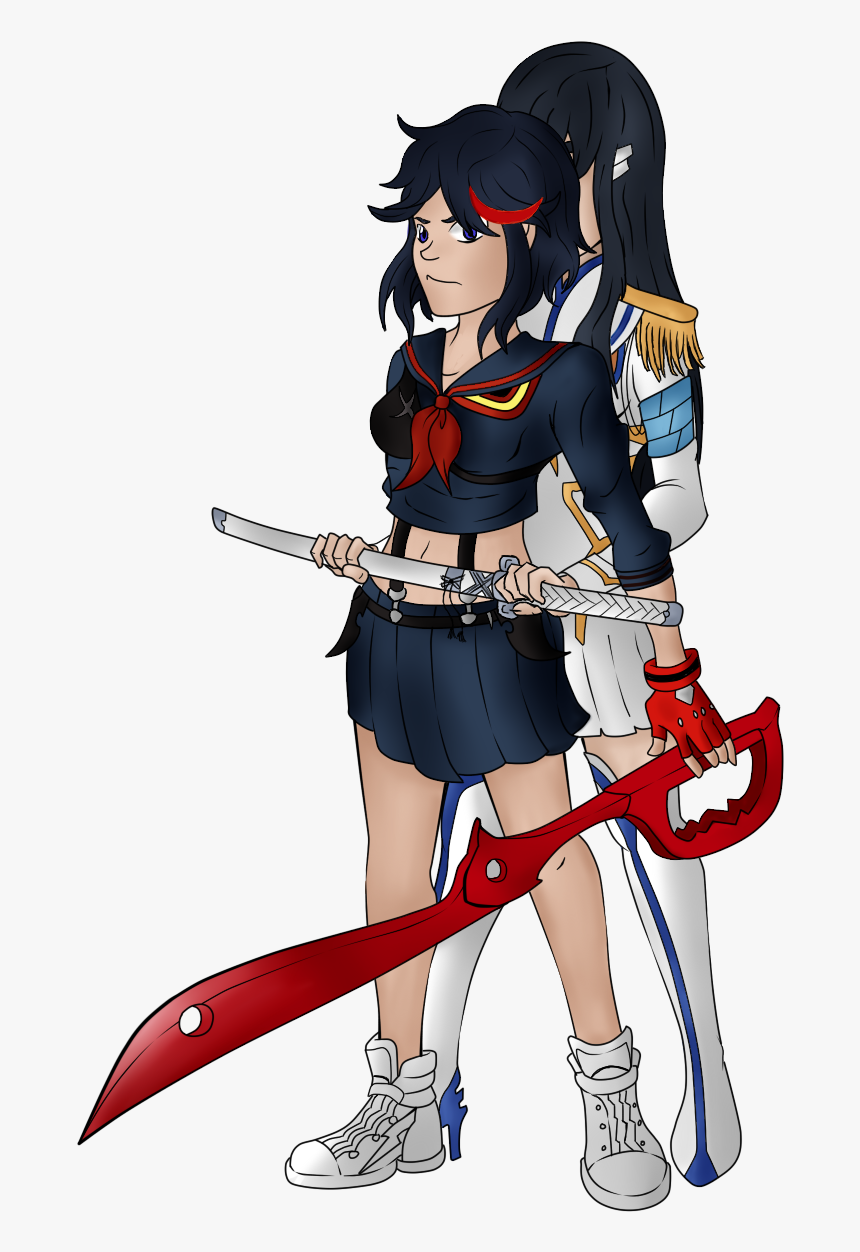 Transparent Kill La Kill Ryuko Png - Satsuki Kiryuin X Ryuko Matoi, Png Download, Free Download