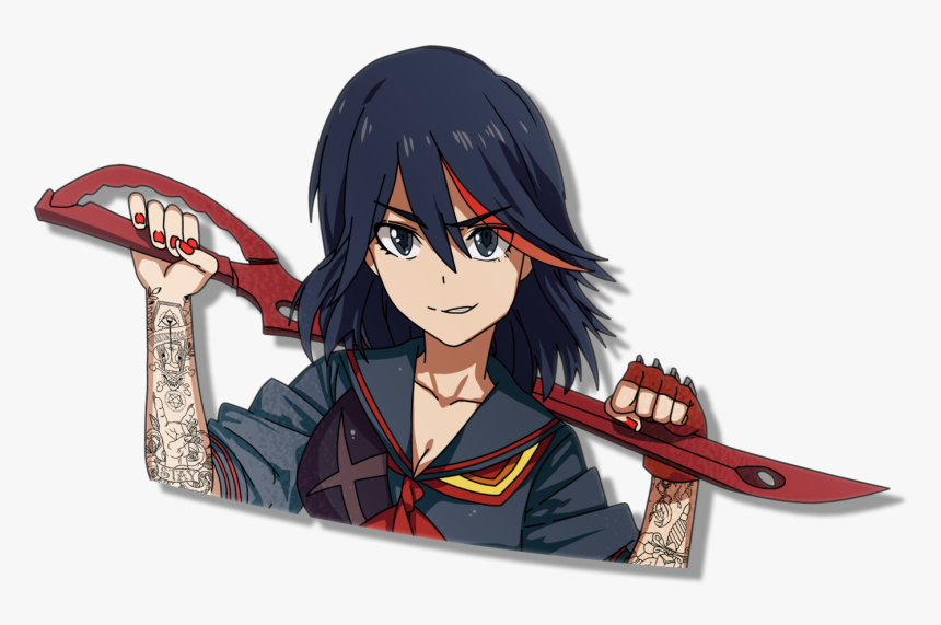 Image Of Scissor Blader - Kill La Kill Riuko Tattoo, HD Png Download, Free Download