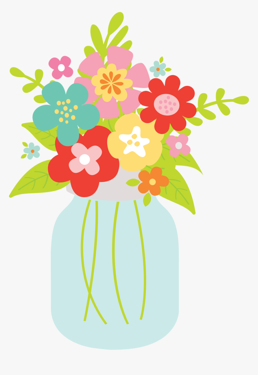 Mason Jar Vase Svg Cut File, HD Png Download, Free Download