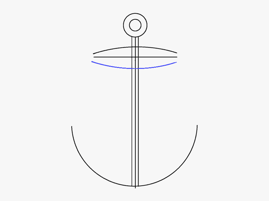 How To Draw Anchor - Circle, HD Png Download, Free Download