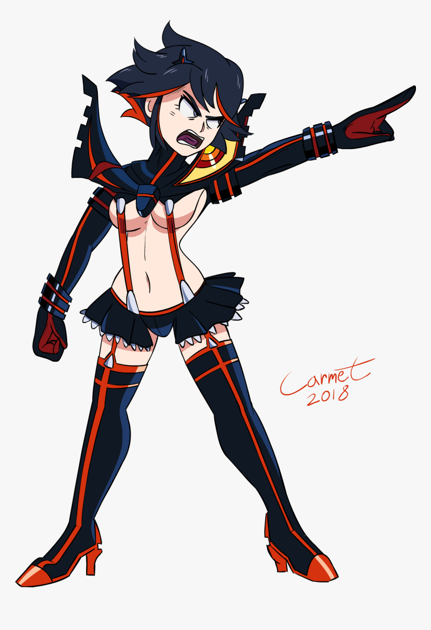 Ryuko Matoi - Cartoon, HD Png Download, Free Download