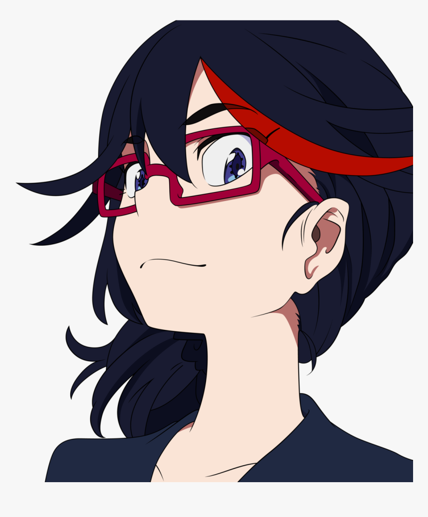 Ryuko Matoi Face Human Hair Color Facial Expression - Kill La Kill Ryuko Face, HD Png Download, Free Download