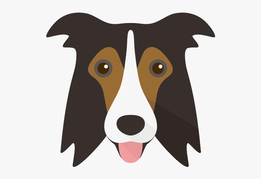 Border Collie Easy Cartoon, HD Png Download, Free Download