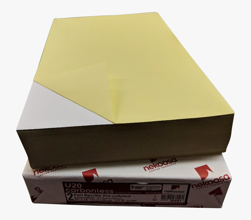 2,500 Sheets Blank Carbonless Paper Laser - Carton, HD Png Download, Free Download