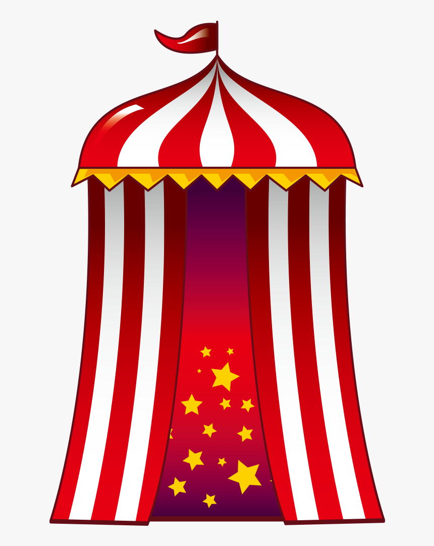 Cartoon Tent Clown Transprent Png - Cartoon Circus, Transparent Png, Free Download