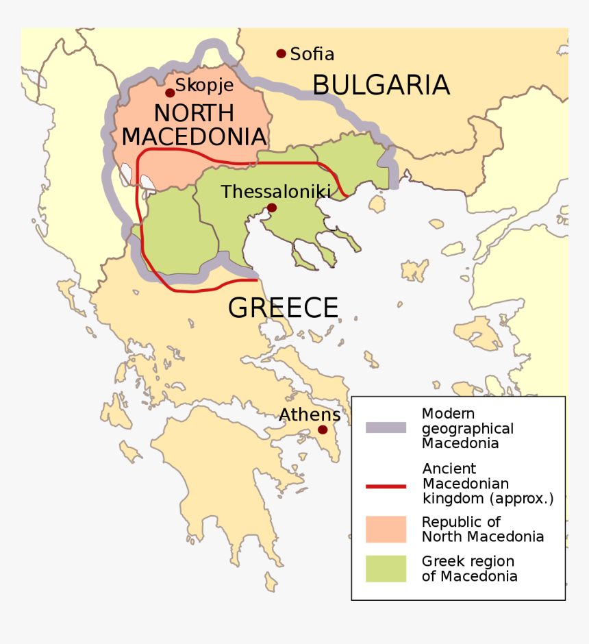 Map Of Ancient Macedon, HD Png Download, Free Download