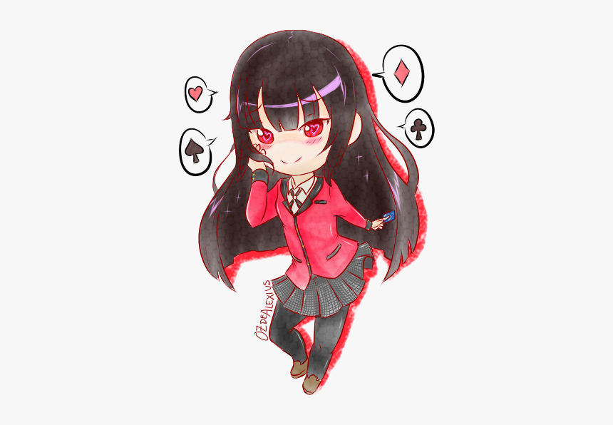 I Received A Commission For Jabami Yumeko From Kakegurui, - Kakegurui Yumeko Chibi, HD Png Download, Free Download