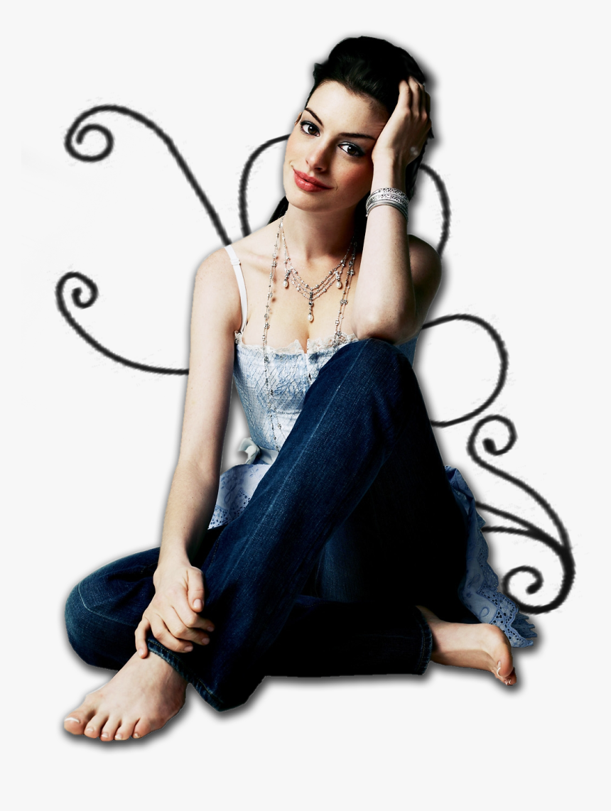 Anne Hathaway Young Feet, HD Png Download, Free Download