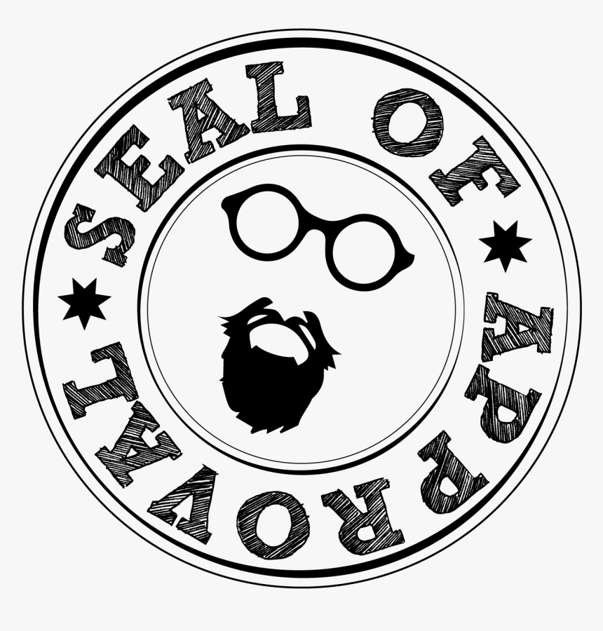 Beard Vector Png - Seal Of Approvement Png Transparent, Png Download, Free Download