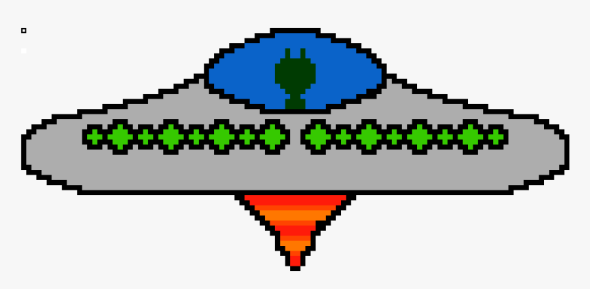 Ufo Pixel Art Png, Transparent Png, Free Download