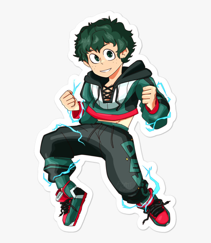 Deku Bubble-free Sticker - Cartoon, HD Png Download, Free Download