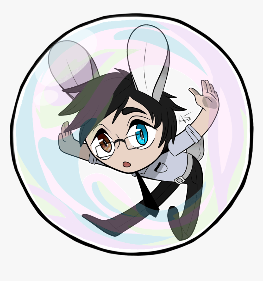 Trapped In A Bubble -scott - Cartoon, HD Png Download, Free Download