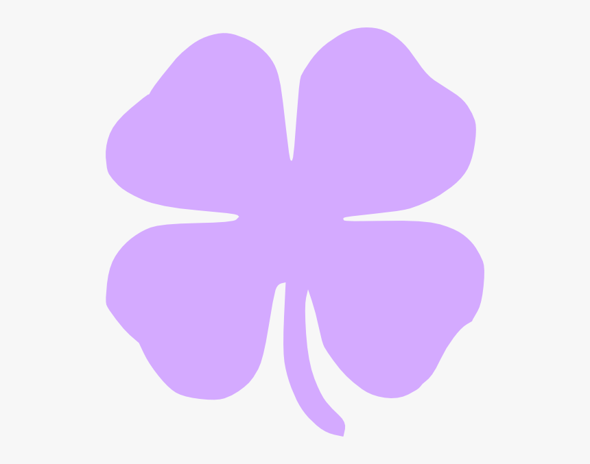 Purple Shamrock Clip Art, HD Png Download, Free Download
