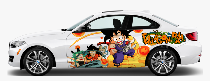Dragon Ball Anime Car Body Door Vinyl Sticker Graphics - 2017 Bmw 3 Series Coupe White, HD Png Download, Free Download