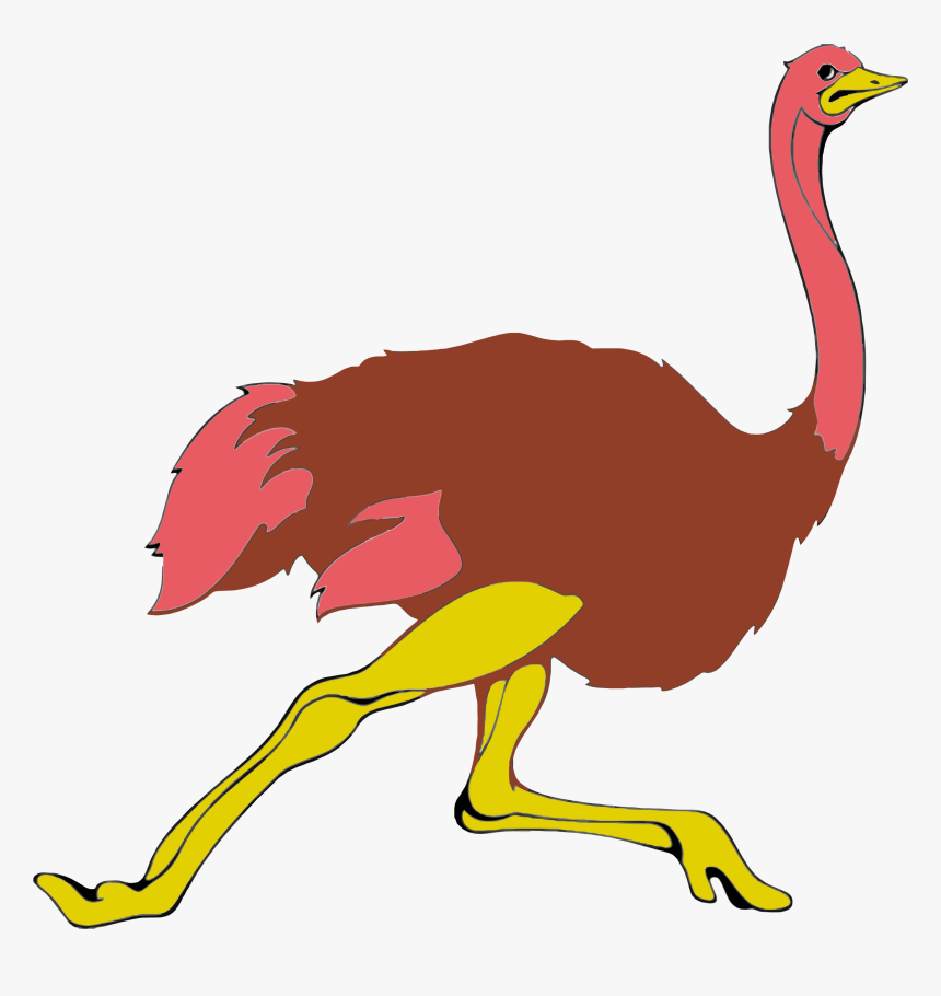 Running Ostrich Icons Png - Running Ostrich Clipart, Transparent Png, Free Download